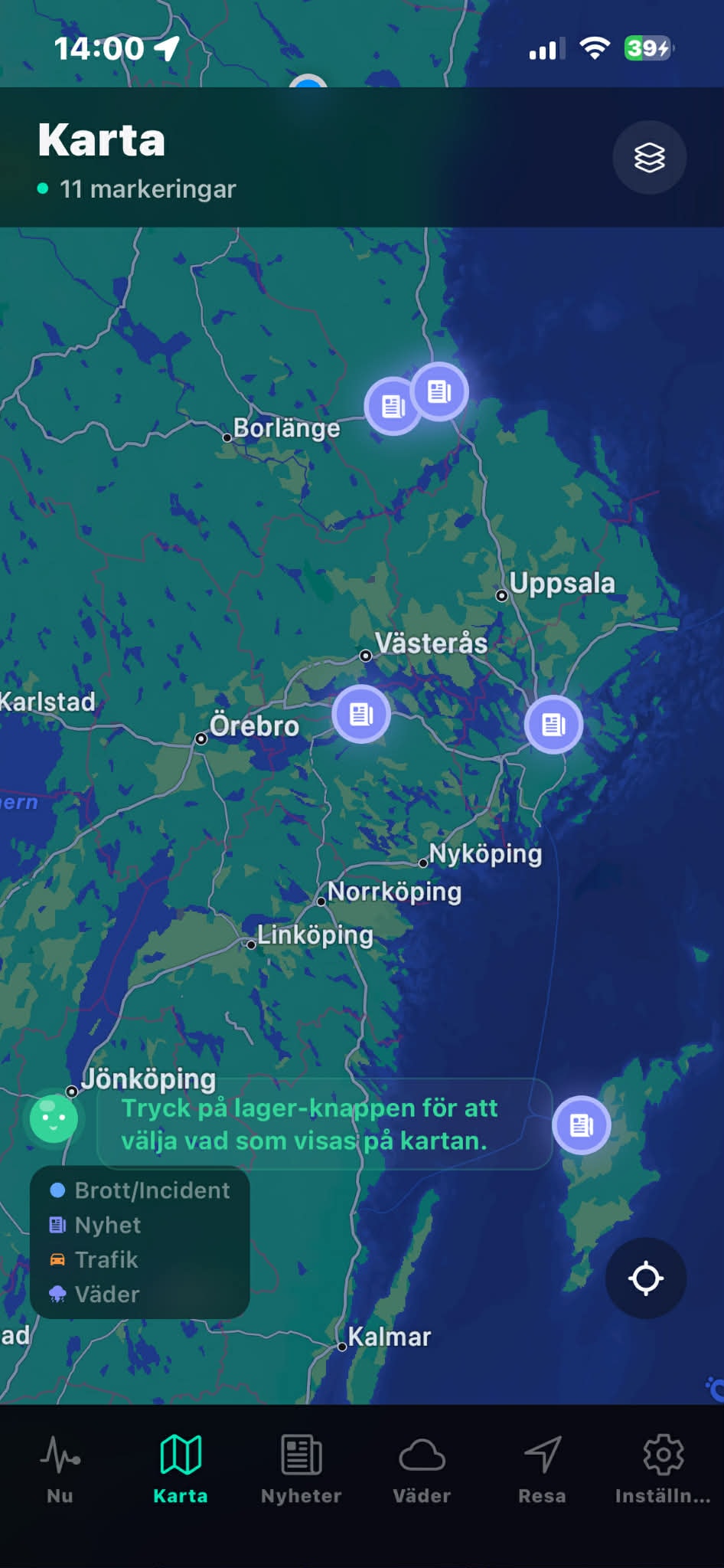 Lägesbild – Karta